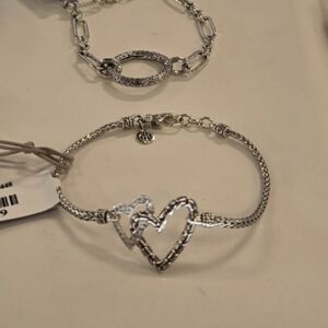 John Hardy Silver Heart Link Bracelet